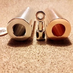 experimento de fisica tubo de cobre e alumnio